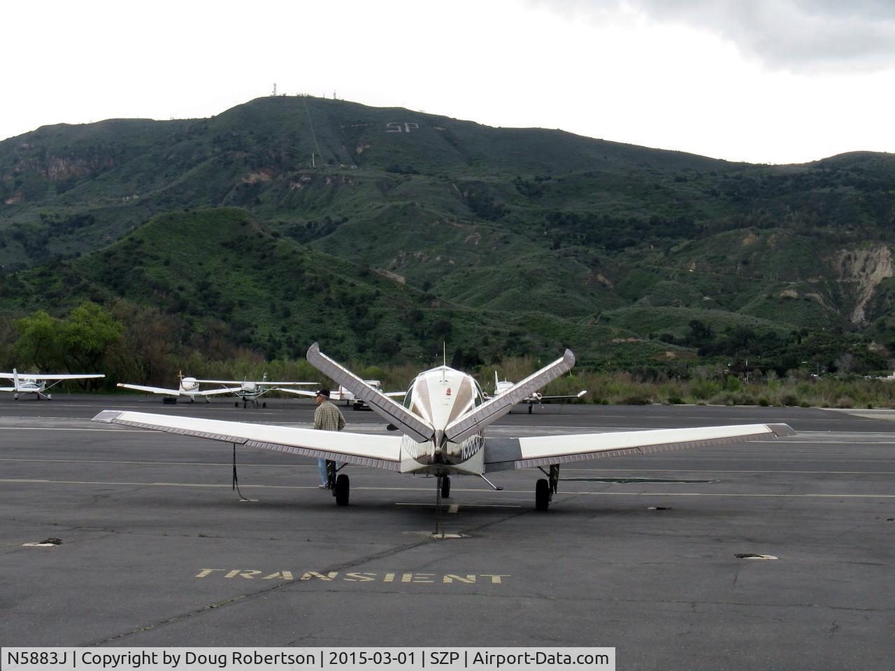 N5883J, 1965 Beech S35 Bonanza C/N D-7874, 1965 Beech S35 BONANZA, Continental IO-520-B 285 Hp