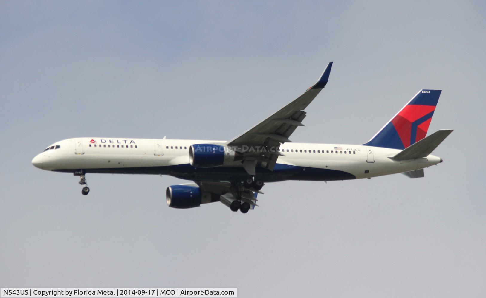 N543US, 1996 Boeing 757-251 C/N 26490, Delta
