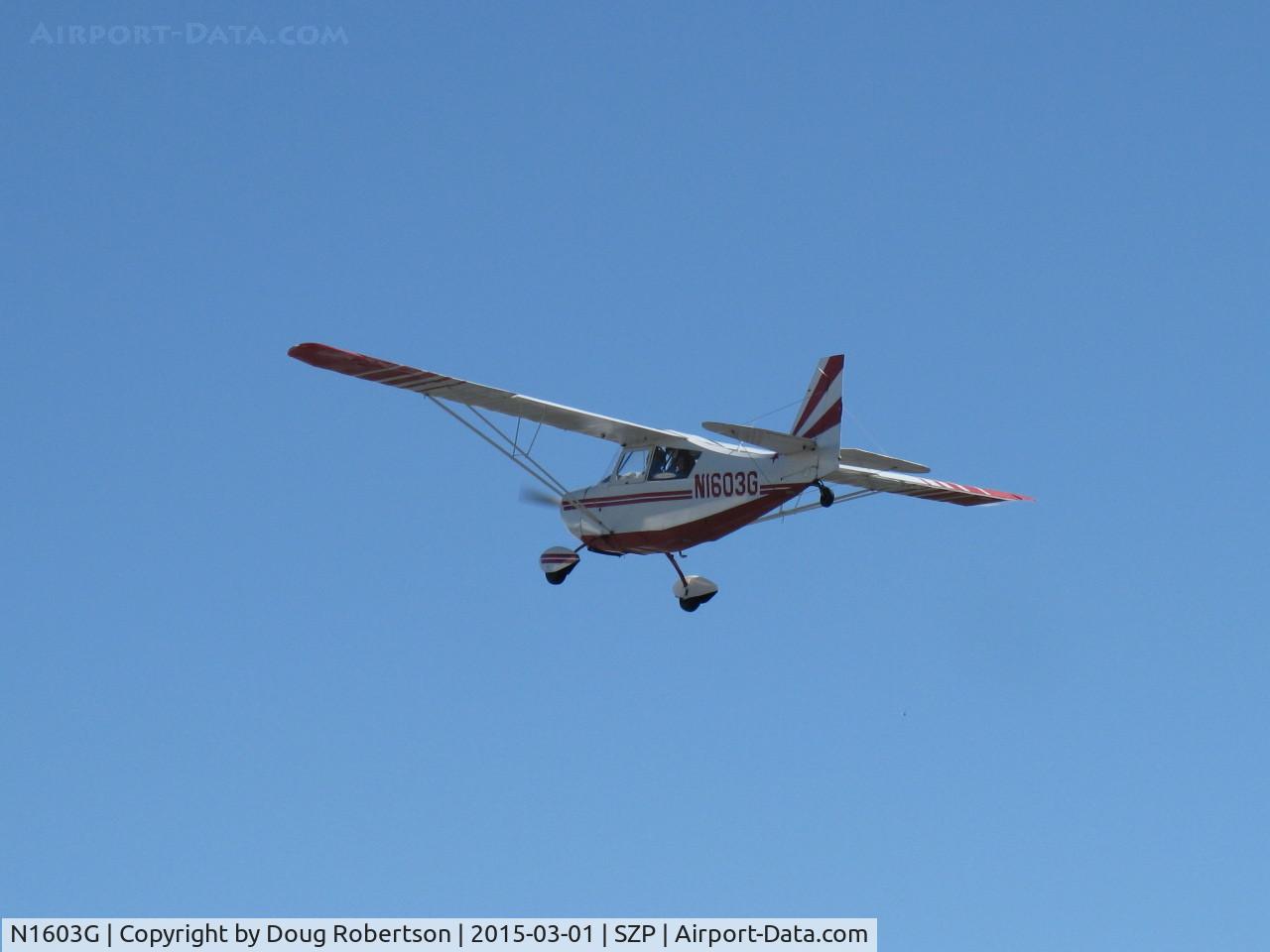N1603G, 1968 Champion 7ECA Citabria C/N 609, 1968 Champion 7ECA CITABRIA, Lycoming O-235 115 Hp, takeoff climb Rwy 04