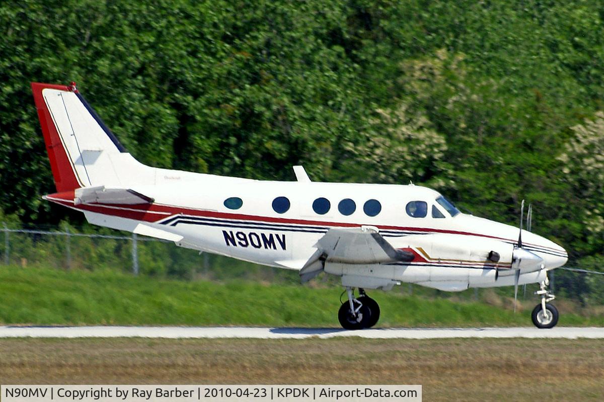 N90MV, 1976 Beech C90 King Air C/N LJ-701, Beech C90 King Air [LJ-701] Atlanta-Dekalb Peachtree~N 23/04/2010
