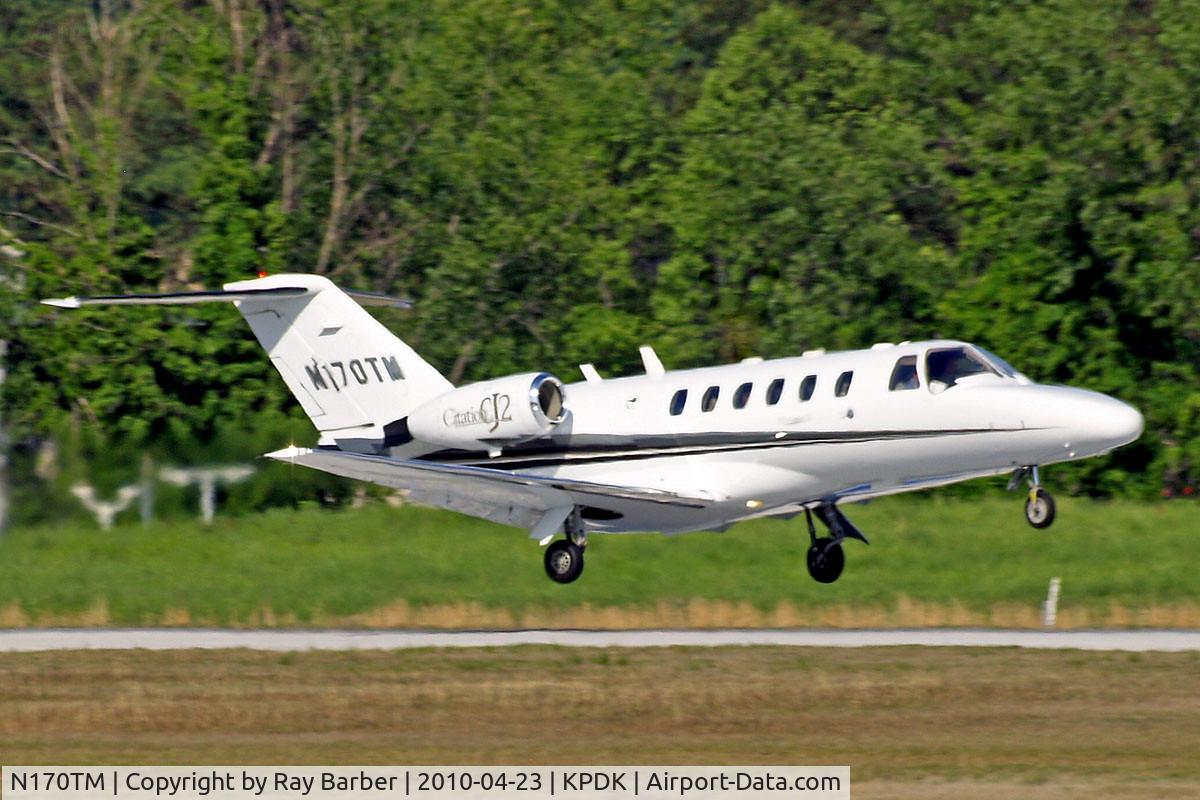 N170TM, 2002 Cessna 525A CitationJet CJ2 C/N 525A0100, Cessna CitationJet CJ2 [525A-0100] Atlanta-Dekalb Peachtree~N 23/04/2010