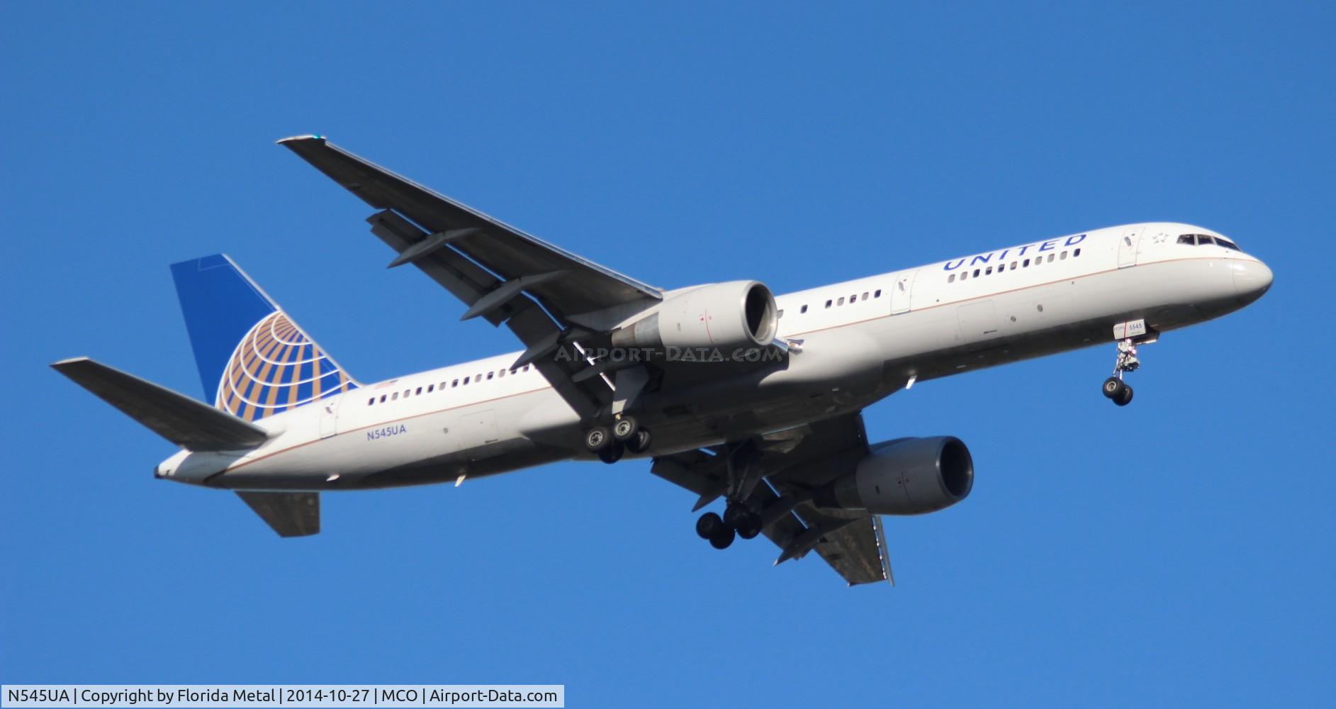 N545UA, 1991 Boeing 757-222 C/N 25323, United 757-200