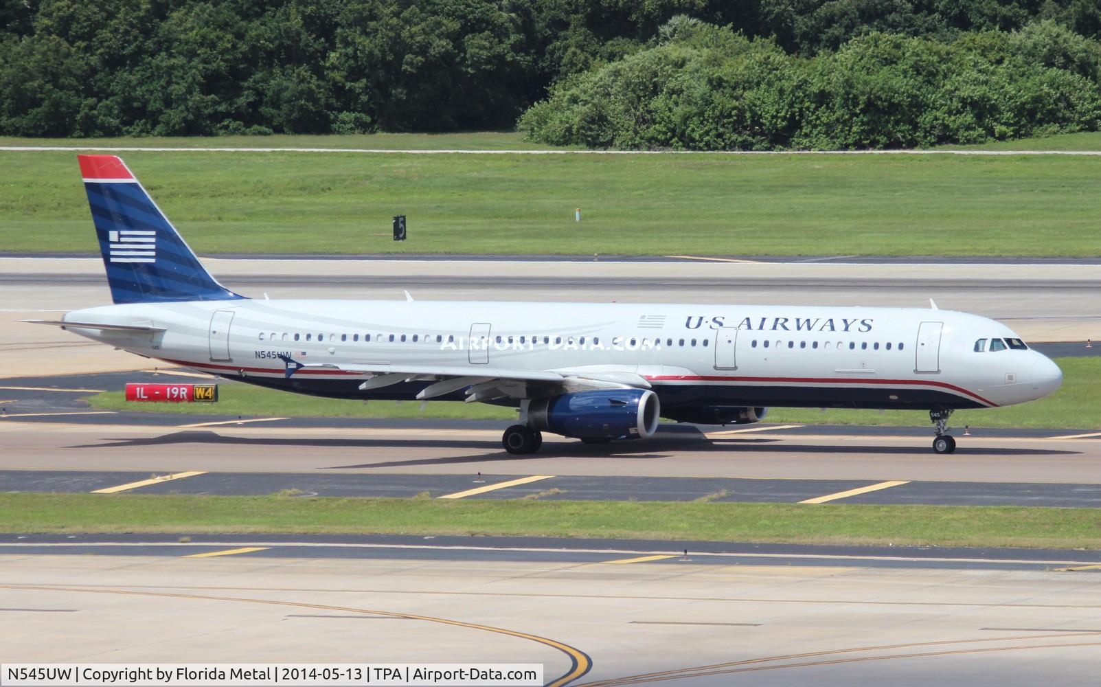 N545UW, 2011 Airbus A321-231 C/N 4850, USAirways
