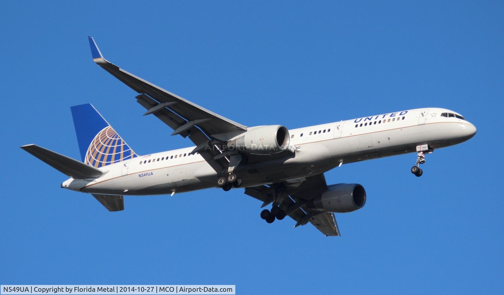 N549UA, 1992 Boeing 757-222 C/N 25397, United