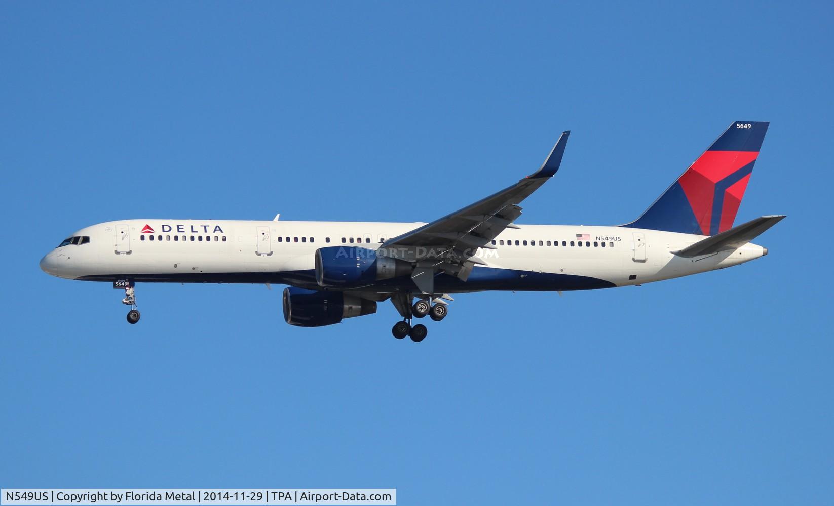 N549US, 1996 Boeing 757-251 C/N 26496, Delta