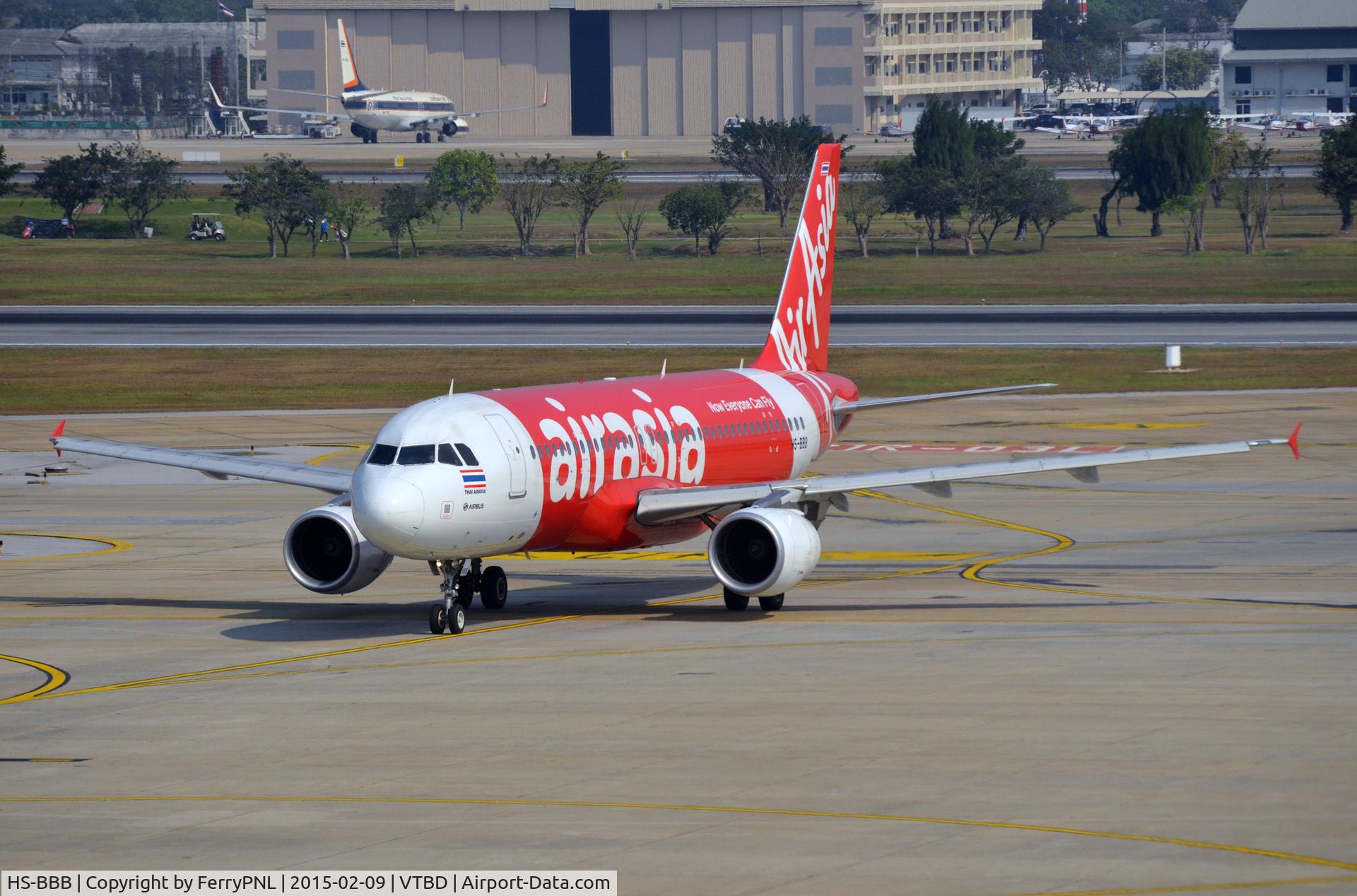 HS-BBB, 2012 Airbus A320-216 C/N 5353, Thai AirAsia A320 arriving at its gate.