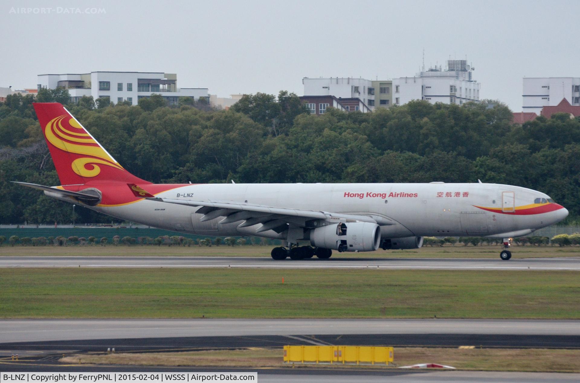 B-LNZ, 2010 Airbus A330-243F C/N 1051, Hong Kong Airlines A332F decelerating.
