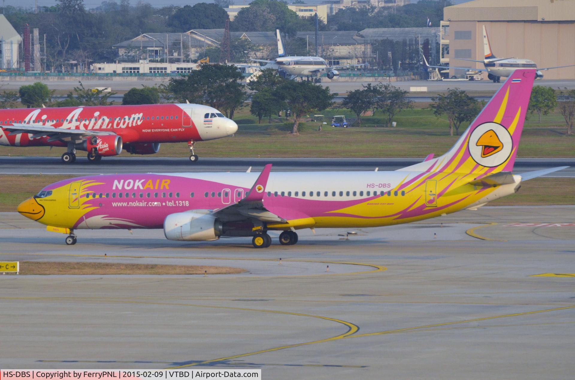 HS-DBS, 2014 Boeing 737-86N C/N 43421, Nok AIr B738 taxying out.