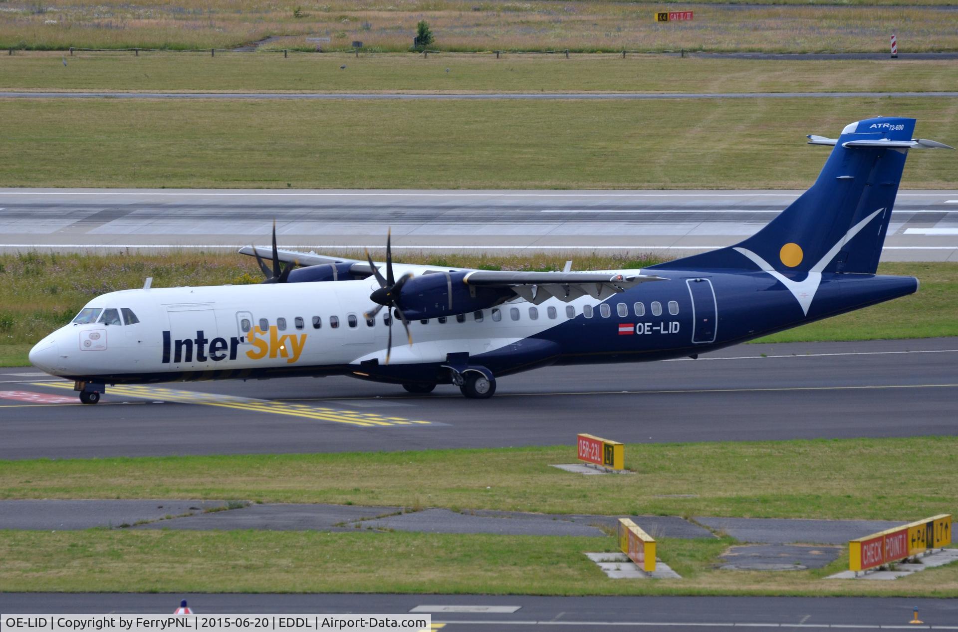 OE-LID, 2013 ATR 72-600 C/N 1042, Intersky ATR72 arrived in DUS