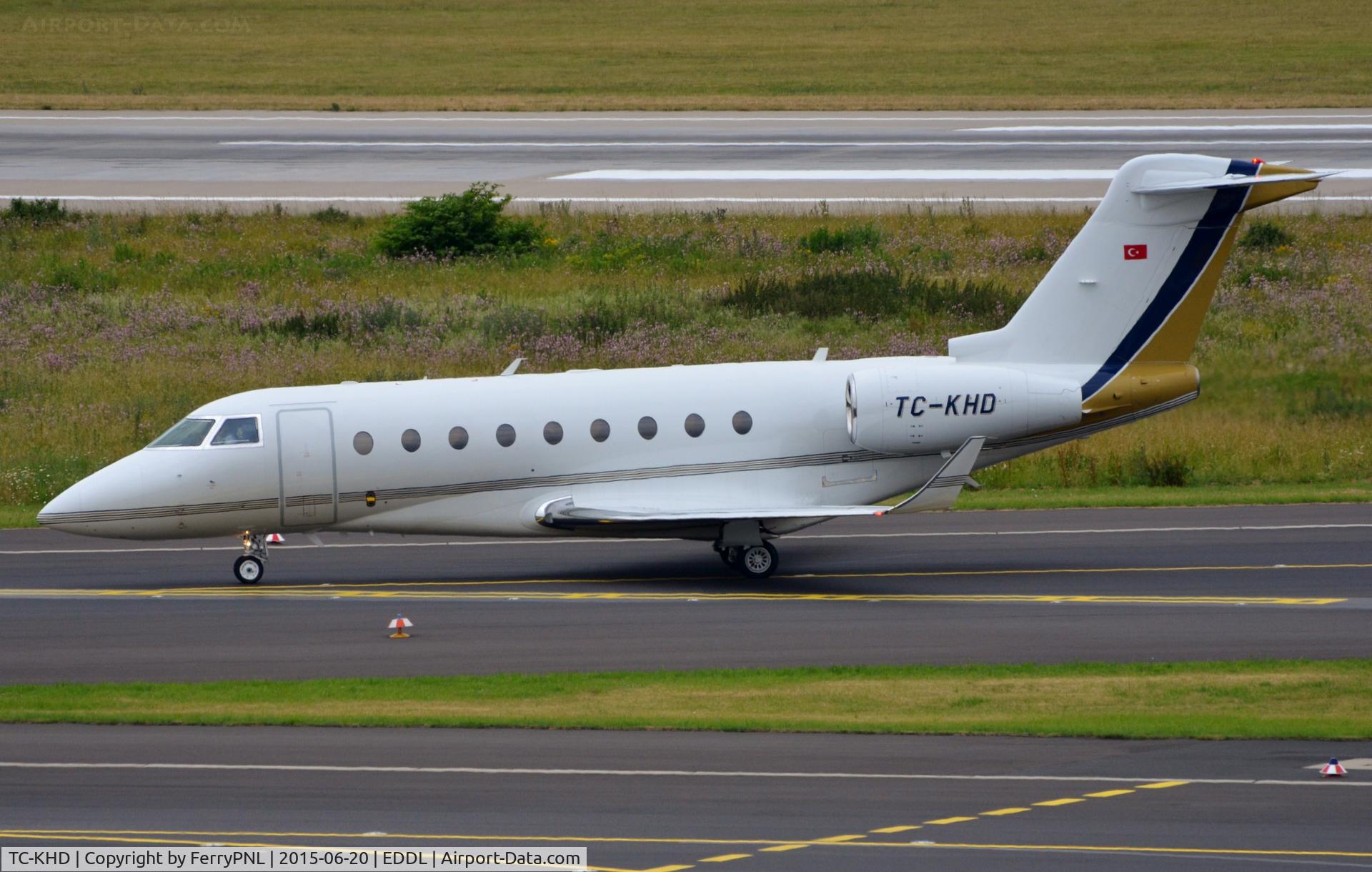 TC-KHD, 2014 Israel Aircraft Industries Gulfstream G280 C/N 2037, G280 arriving in DUS.