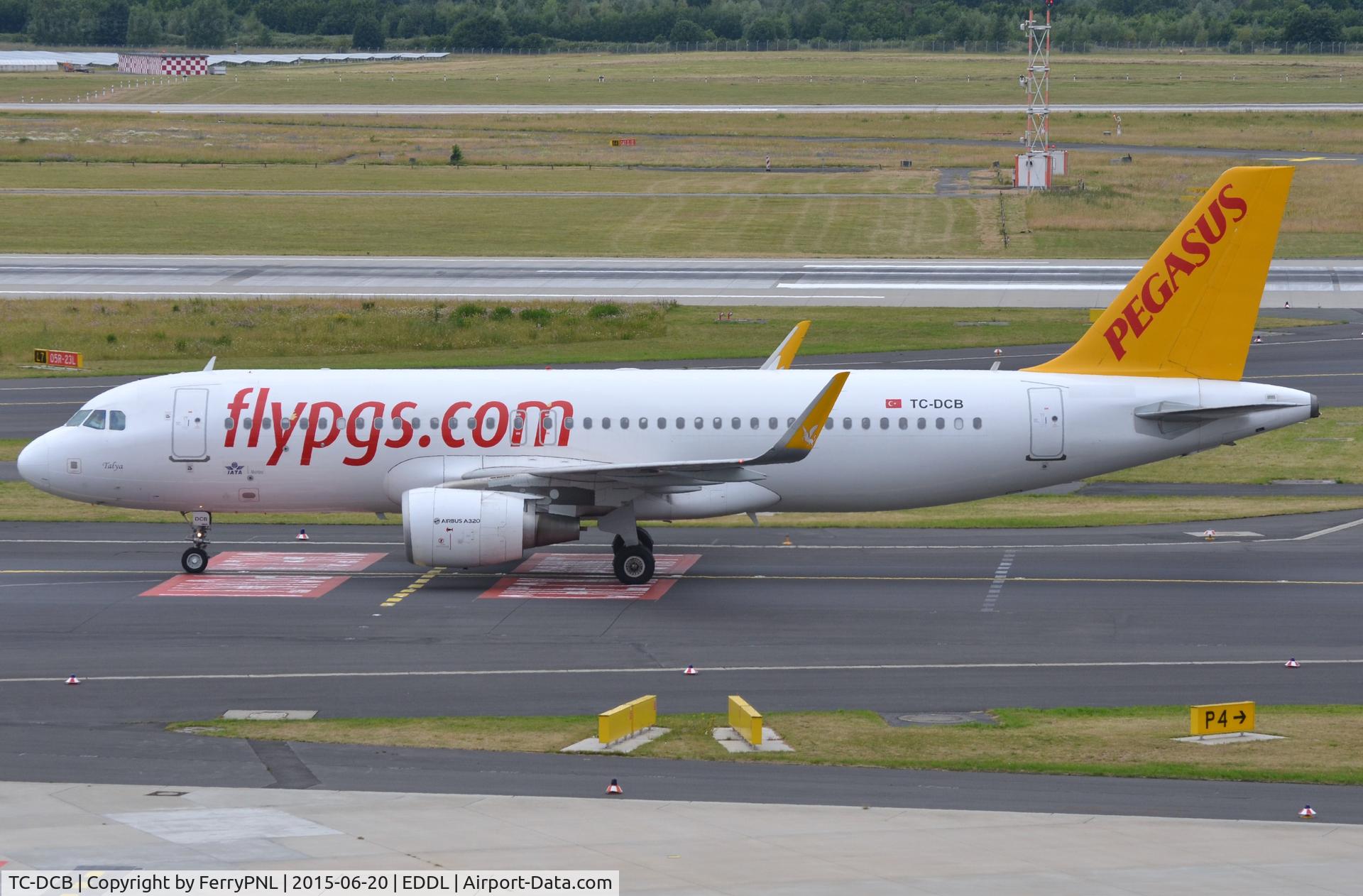 TC-DCB, 2013 Airbus A320-214 C/N 5902, Pegasus A320 in DUS