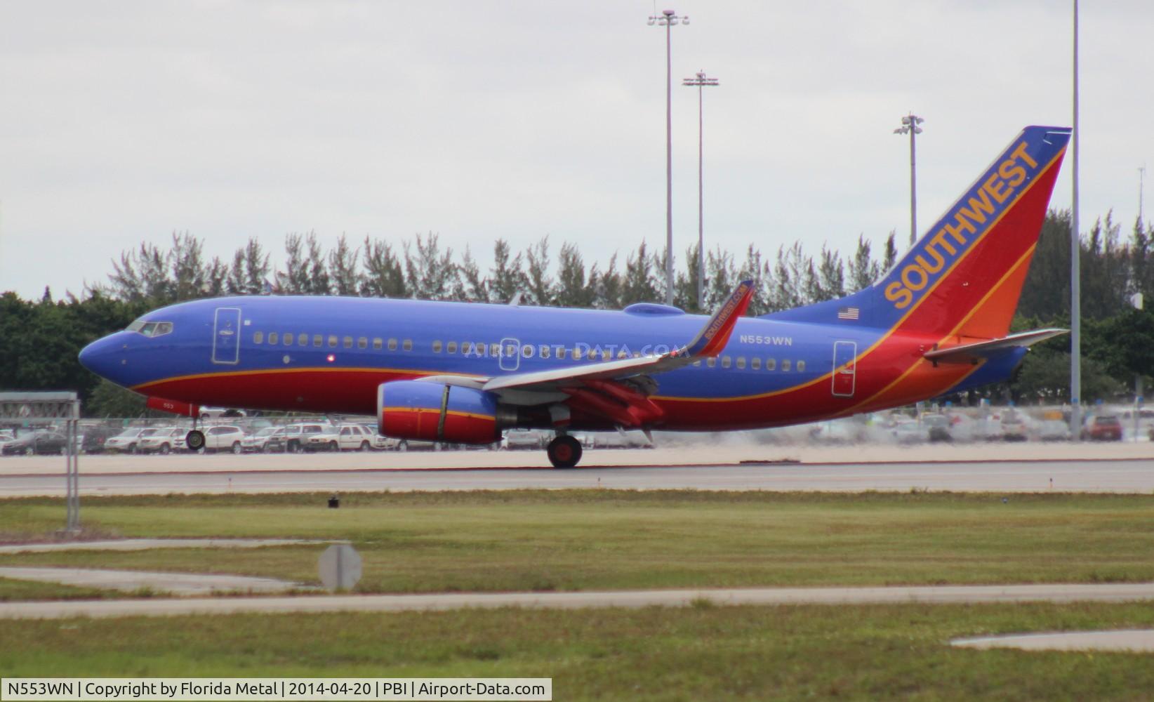 N553WN, 2002 Boeing 737-7BX C/N 30745, Southwest