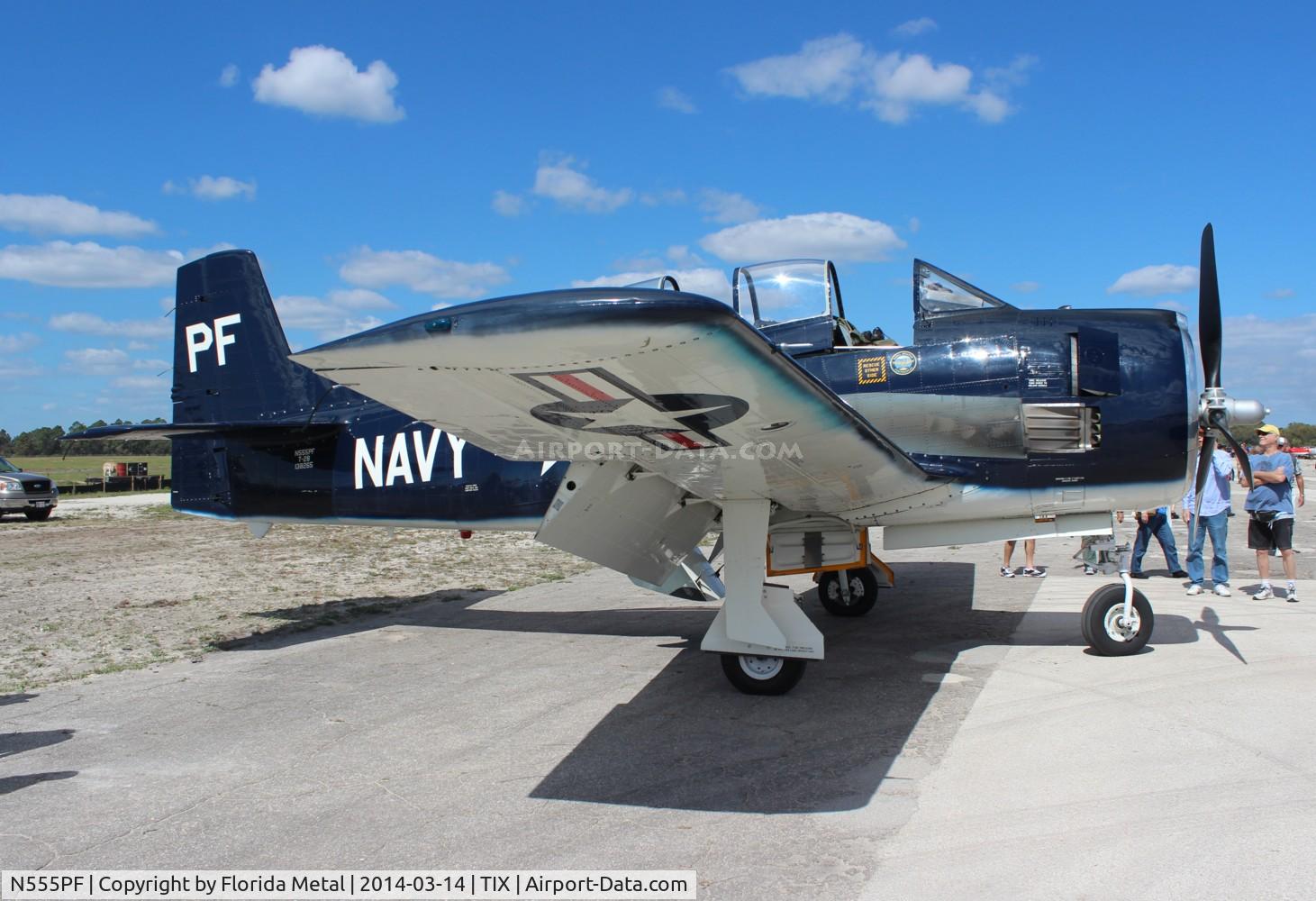 N555PF, 1954 North American T-28B Trojan C/N 200-336 (138265), T-28 Trojan