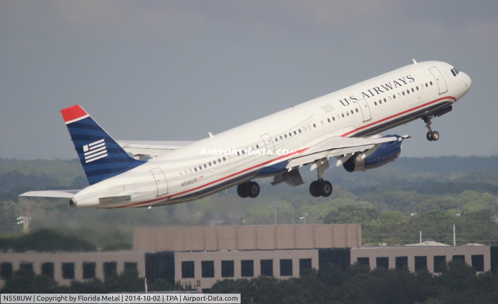 N558UW, 2012 Airbus A321-231 C/N 5282, USAirways