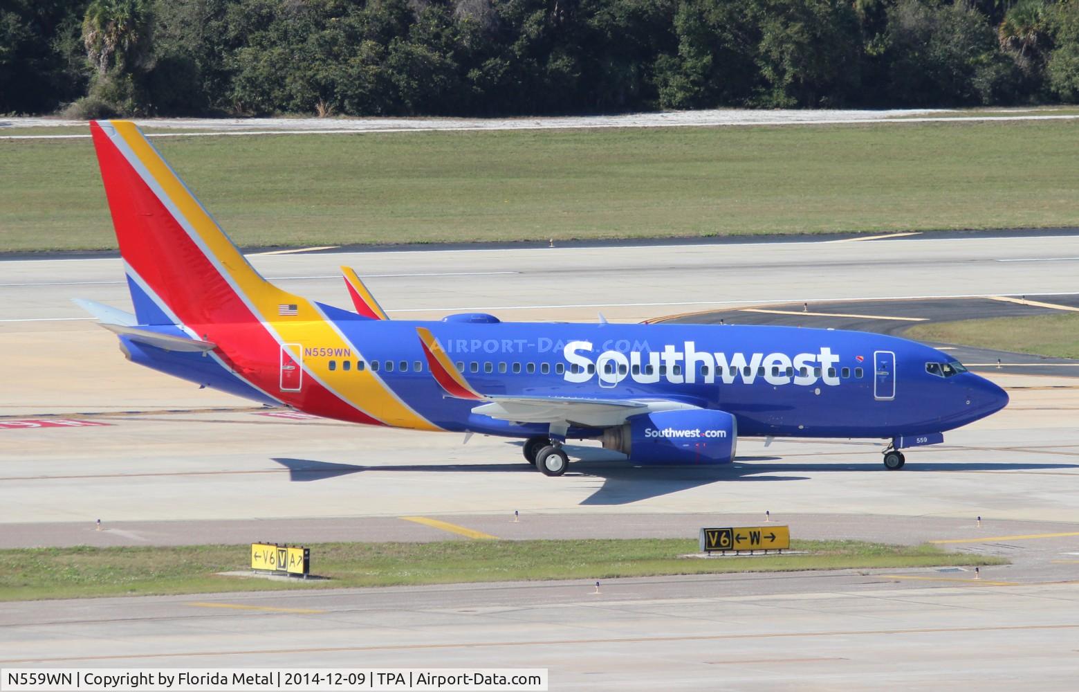 N559WN, 2002 Boeing 737-73V C/N 30249, Southwest