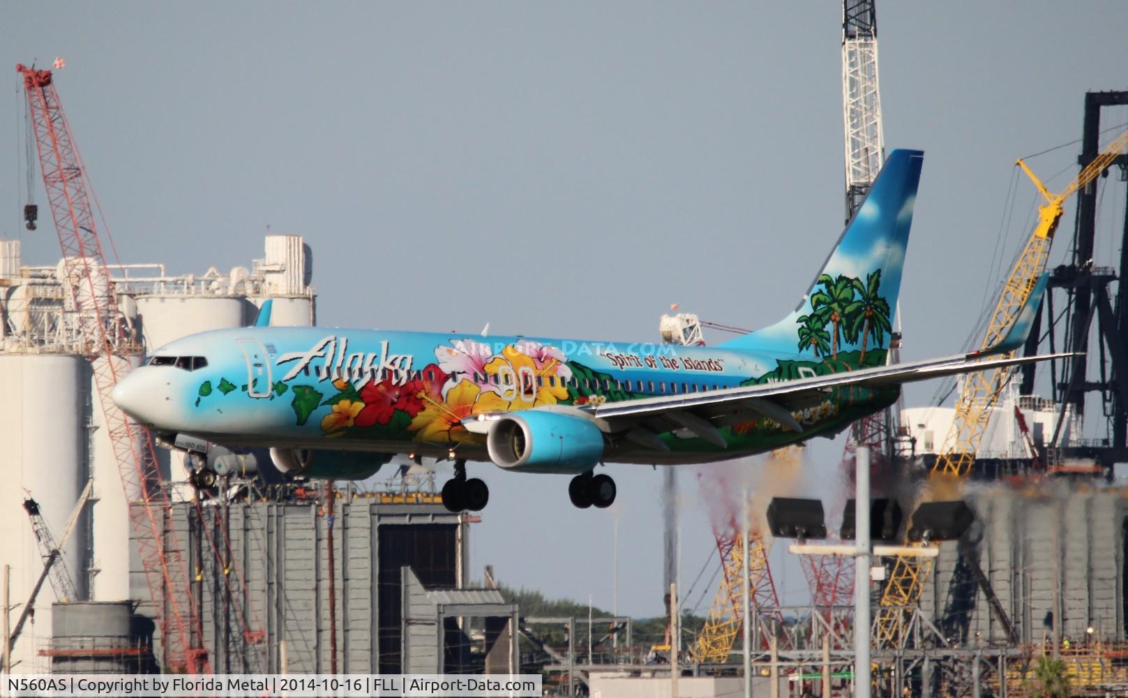 N560AS, 2006 Boeing 737-890 C/N 35179, Alaska Hawaii