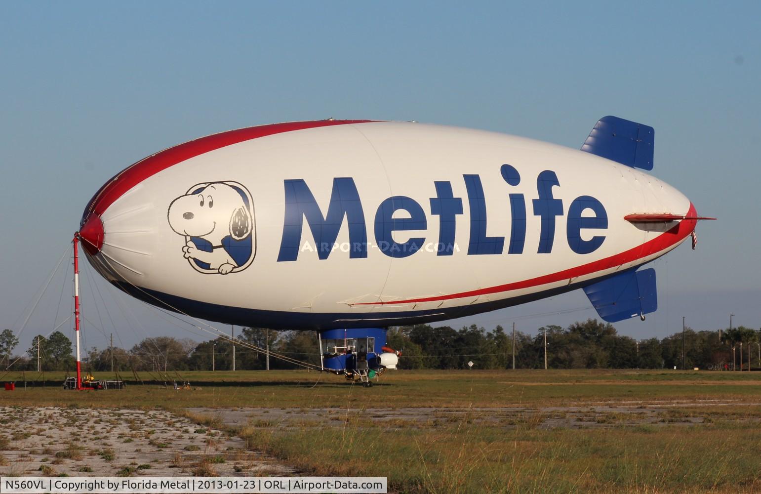 N560VL, 1991 American Blimp Corp A60R C/N 005, Snoopy One