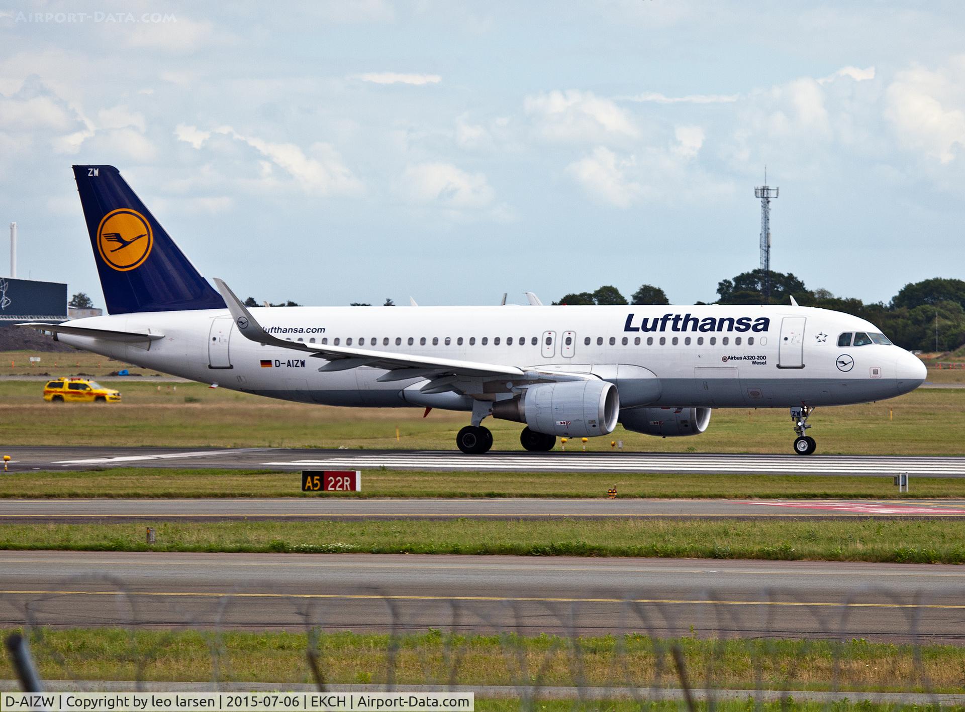 D-AIZW, 2013 Airbus A320-214 C/N 5694, Copenhagen 6.7.15