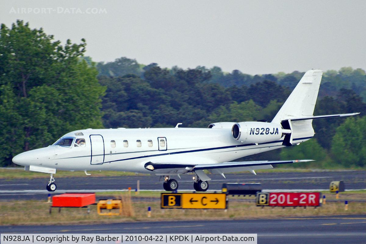 N928JA, 1995 Israel Aircraft Industries IAI-1125 Westwind Astra C/N 0075, I.A.I. 1125SP Astra [075] Atlanta-Dekalb Peachtree~N 22/04/2010