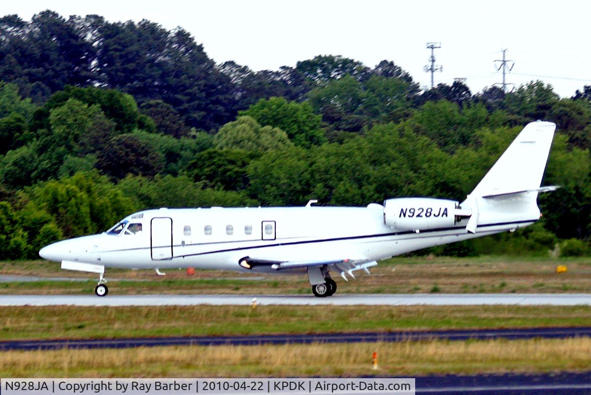 N928JA, 1995 Israel Aircraft Industries IAI-1125 Westwind Astra C/N 0075, I.A.I. 1125SP Astra [075] Atlanta-Dekalb Peachtree~N 22/04/2010