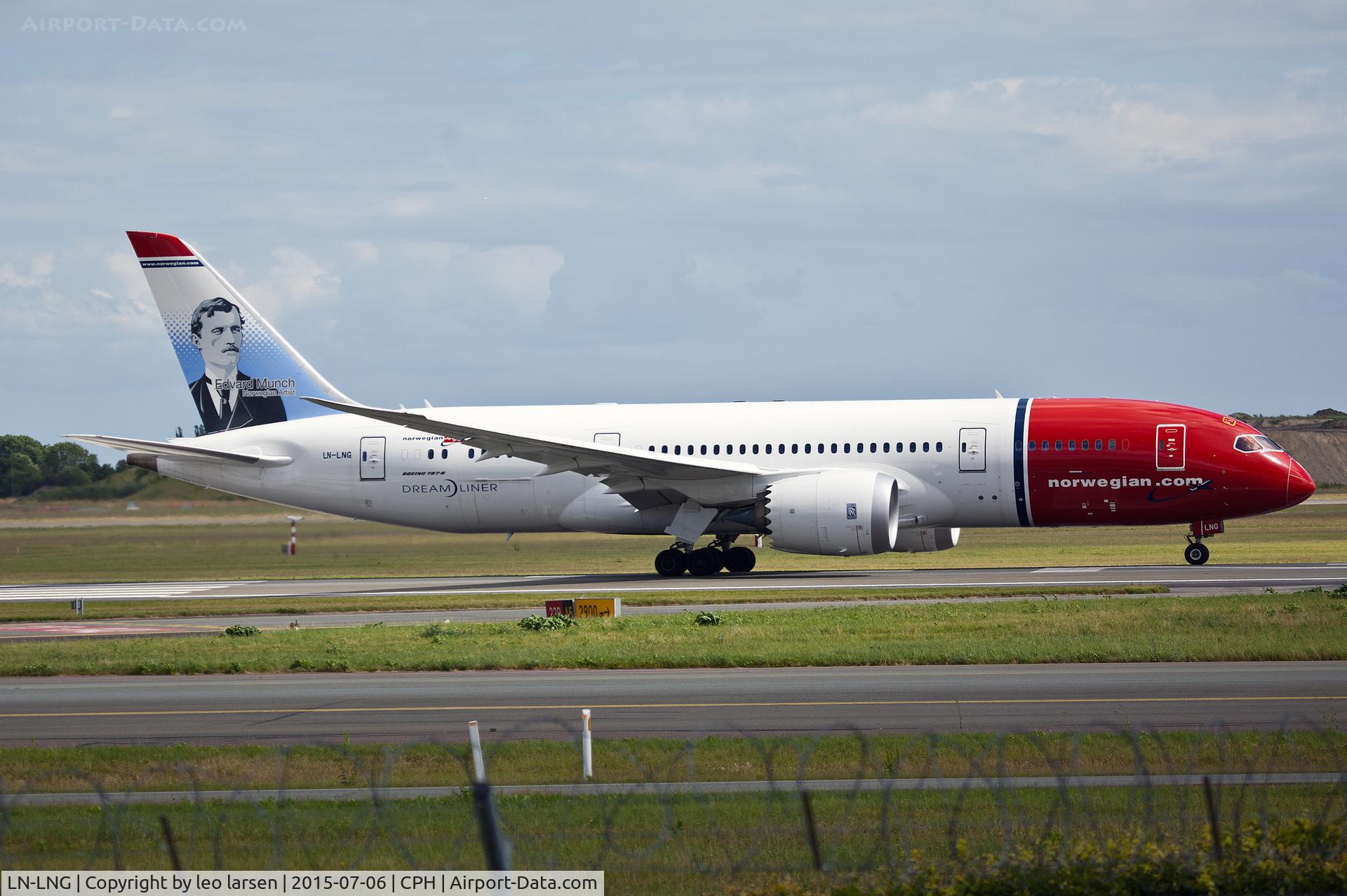 LN-LNG, 2014 Boeing 787-8 Dreamliner Dreamliner C/N 35314, Copenhagen 6.7.15