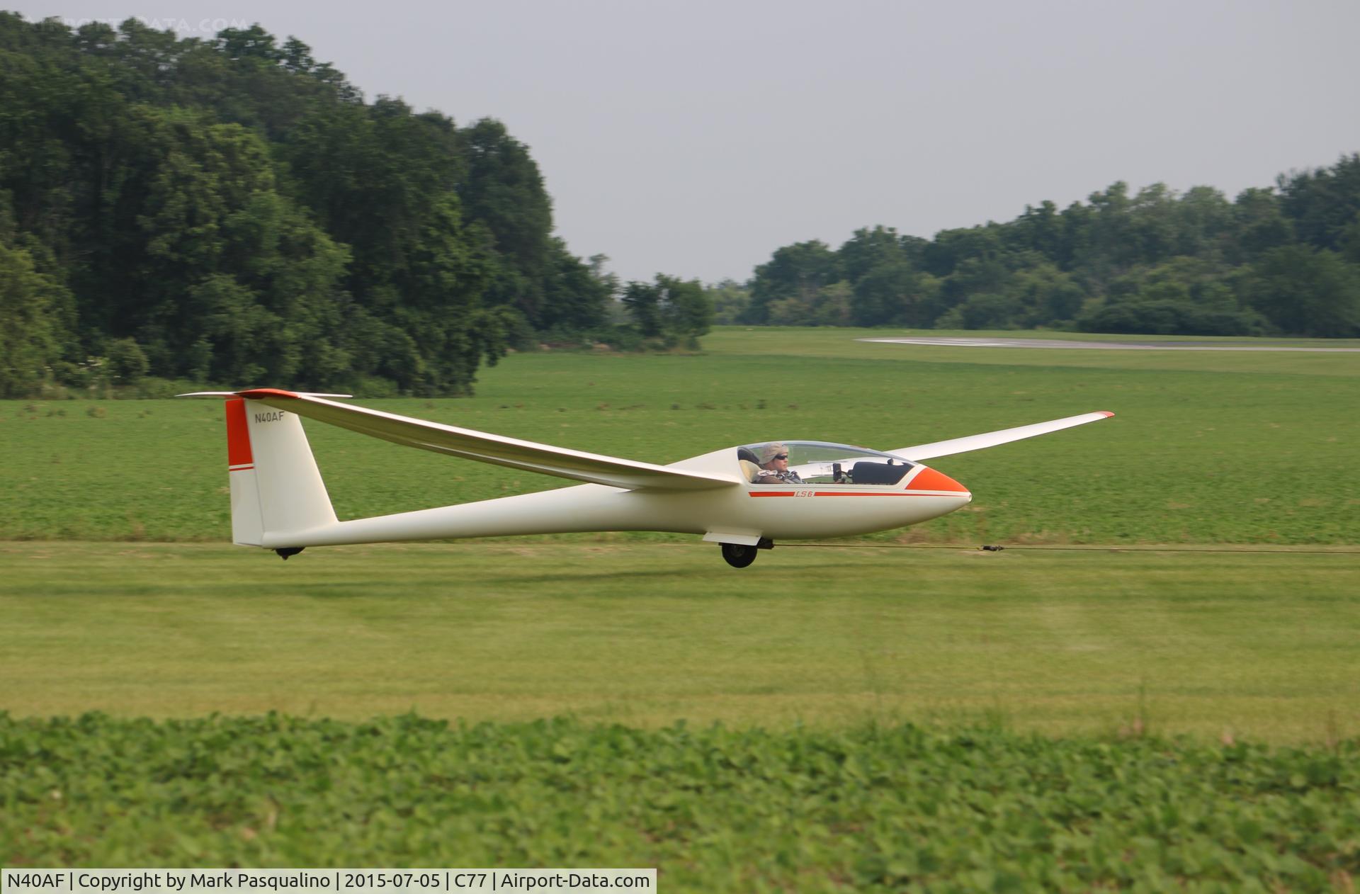 N40AF, 1987 Rolladen-schneider LS-6a C/N 6115, Rolladen-Schneider LS-6A