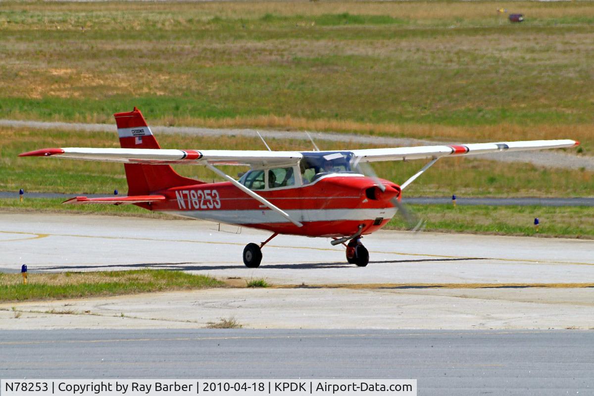N78253, 1968 Cessna 172K Skyhawk C/N 17257546, Cessna 172K Skyhawk [172-57546] Atlanta-Dekalb Peachtree~N 18/04/2010