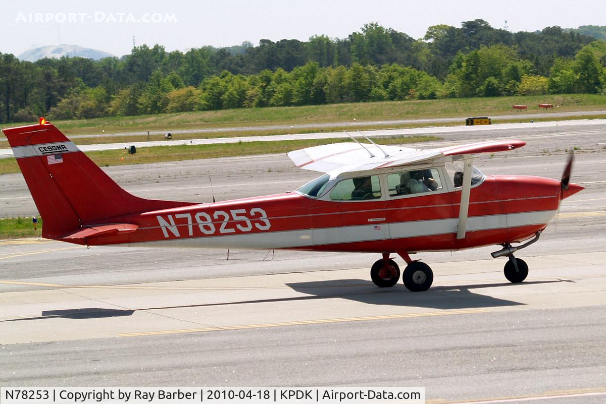 N78253, 1968 Cessna 172K Skyhawk C/N 17257546, Cessna 172K Skyhawk [172-57546] Atlanta-Dekalb Peachtree~N 18/04/2010