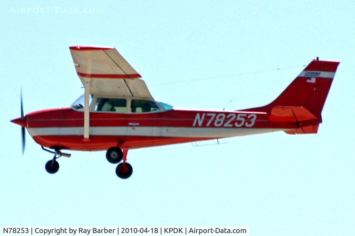 N78253, 1968 Cessna 172K Skyhawk C/N 17257546, Cessna 172K Skyhawk [172-57546] Atlanta-Dekalb Peachtree~N 18/04/2010