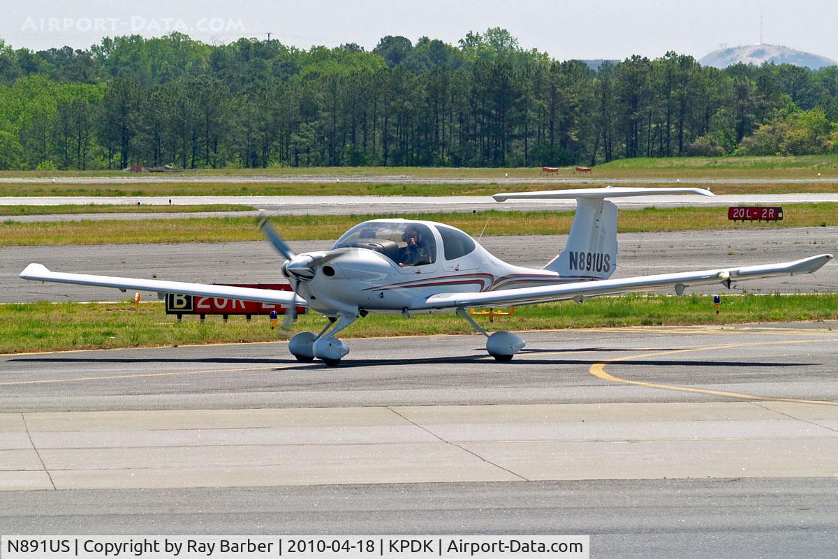 N891US, 2007 Diamond DA-40 Diamond Star C/N 40.891, Diamond DA.40 Star [40.891] (Usaero) Atlanta-Dekalb Peachtree~N 18/04/2010