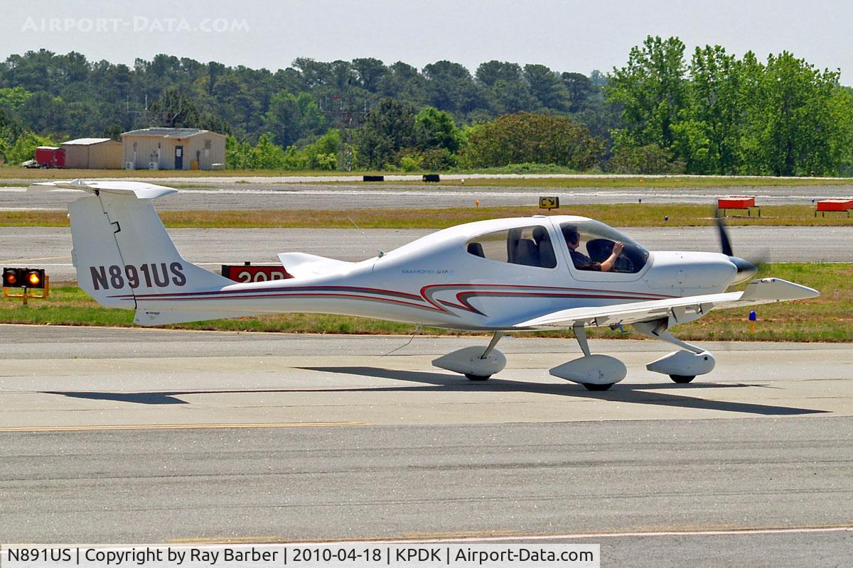 N891US, 2007 Diamond DA-40 Diamond Star C/N 40.891, Diamond DA.40 Star [40.891] (Usaero) Atlanta-Dekalb Peachtree~N 18/04/2010