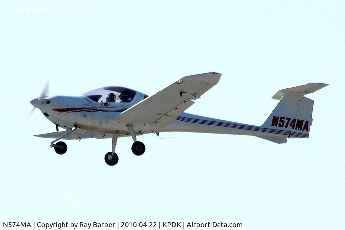 N574MA, 2004 Diamond DA-20C-1 Eclipse C/N C0274, Diamond DA.20C-1 Katana [C0274] Atlanta-Dekalb Peachtree~N 21/04/2010