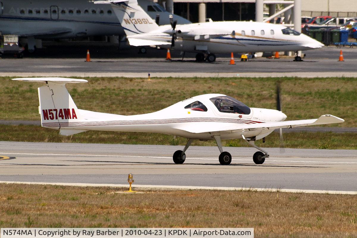 N574MA, 2004 Diamond DA-20C-1 Eclipse C/N C0274, Diamond DA.20C-1 Katana [C0274] Atlanta-Dekalb Peachtree~N 23/04/2010