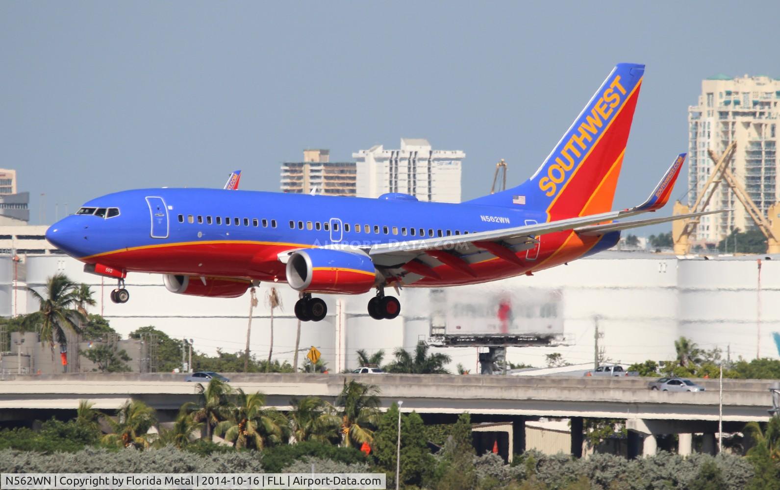 N562WN, 2000 Boeing 737-790 C/N 30778, Southwest