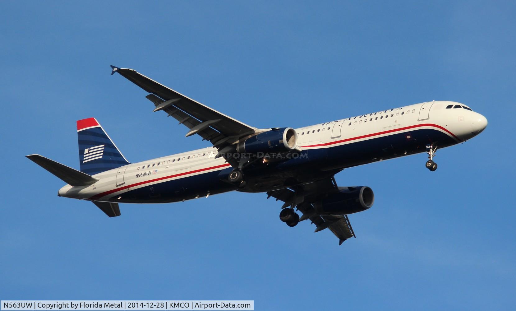 N563UW, 2012 Airbus A321-231 C/N 5368, USAirways