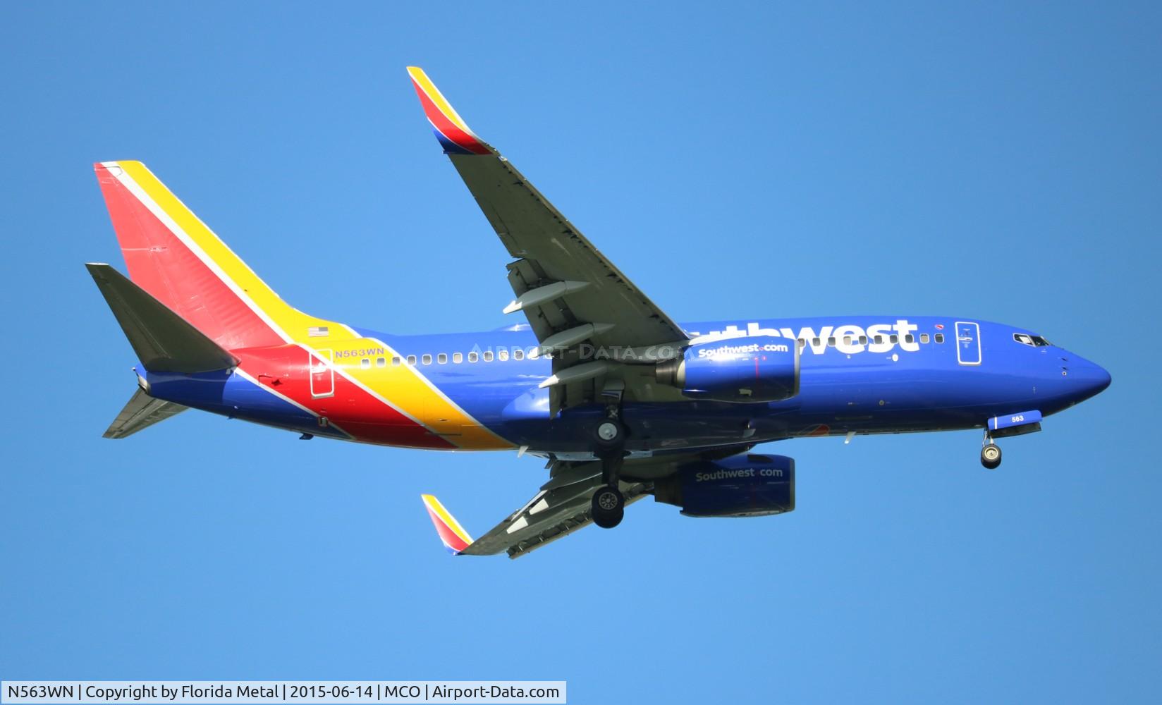 N563WN, 2005 Boeing 737-752 C/N 34296, Southwest