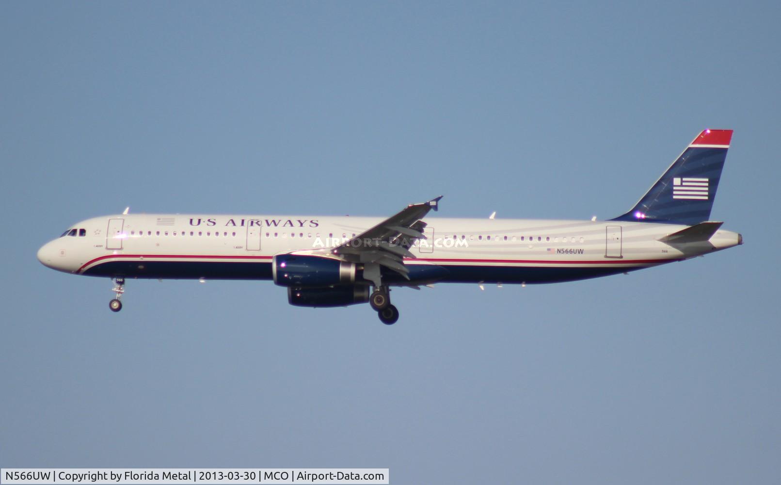 N566UW, 2012 Airbus A321-231 C/N 5422, US Airways