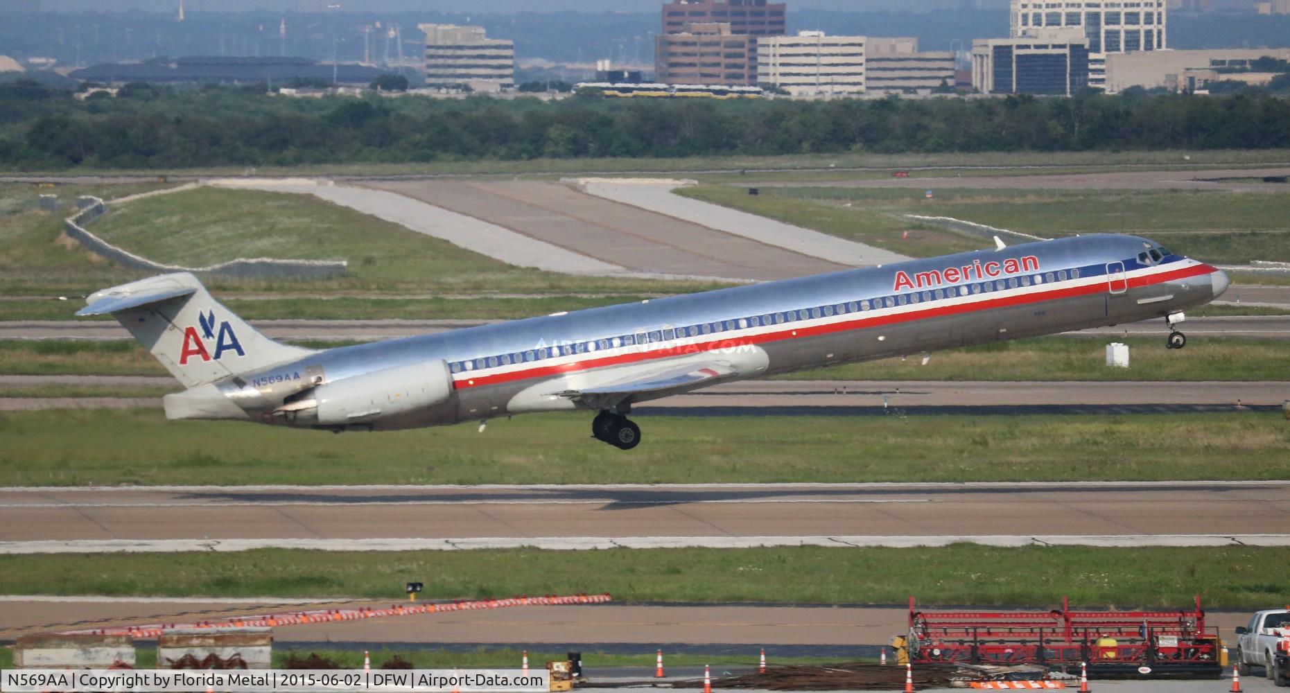 N569AA, 1987 McDonnell Douglas MD-83 (DC-9-83) C/N 49351, American