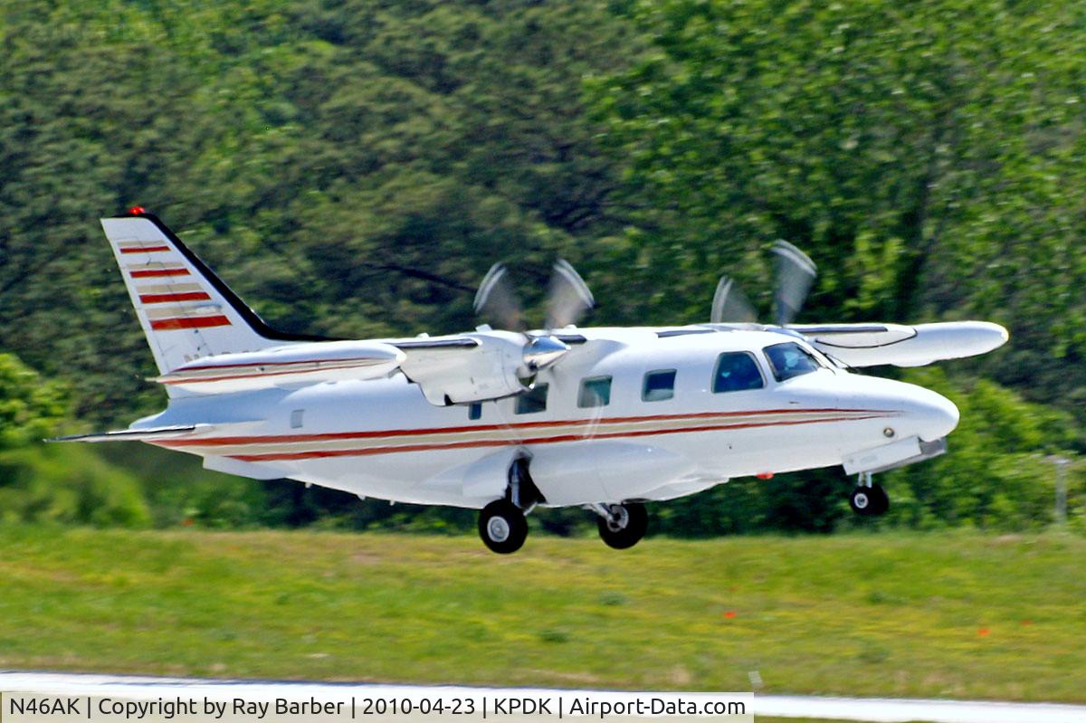 N46AK, 1979 Mitsubishi MU-2B-60 Marquise C/N 754S.A., Mitsubishi MU-2B-60 Marquise [754SA] Atlanta-Dekalb Peachtree~N 23/04/2010
