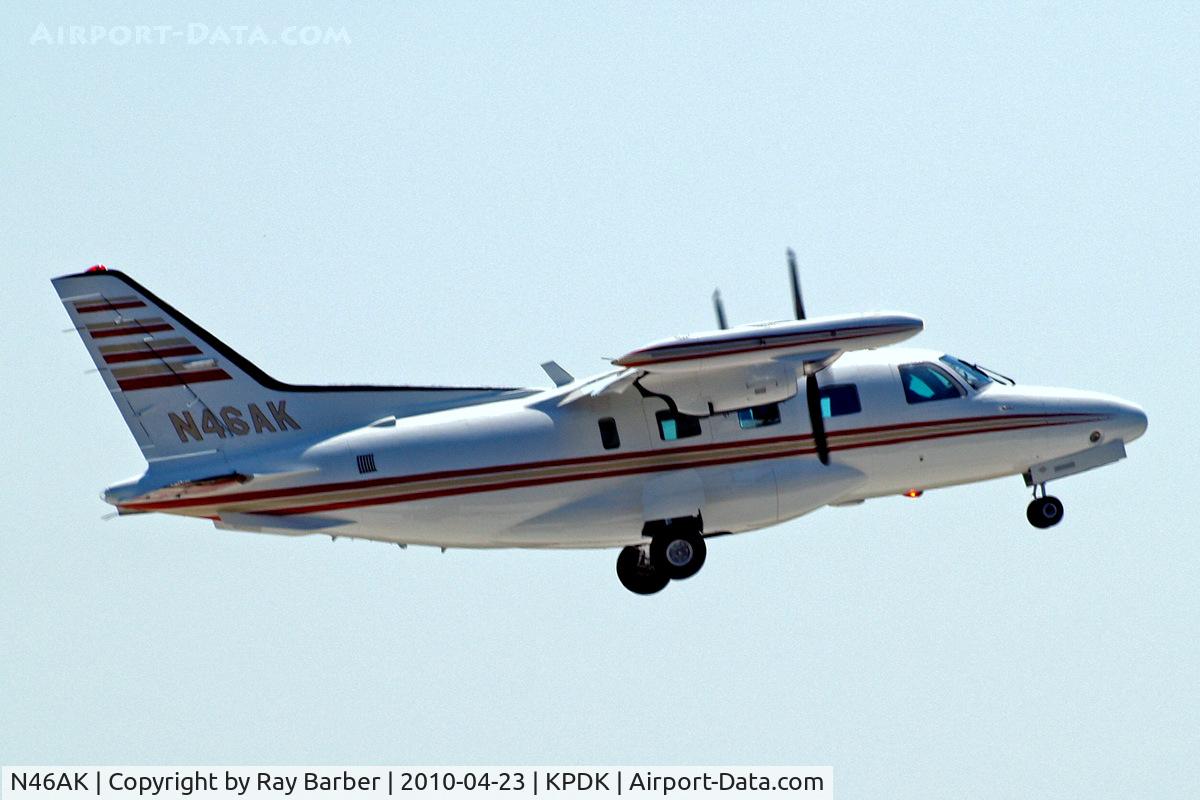 N46AK, 1979 Mitsubishi MU-2B-60 Marquise C/N 754S.A., Mitsubishi MU-2B-60 Marquise [754SA] Atlanta-Dekalb Peachtree~N 23/04/2010