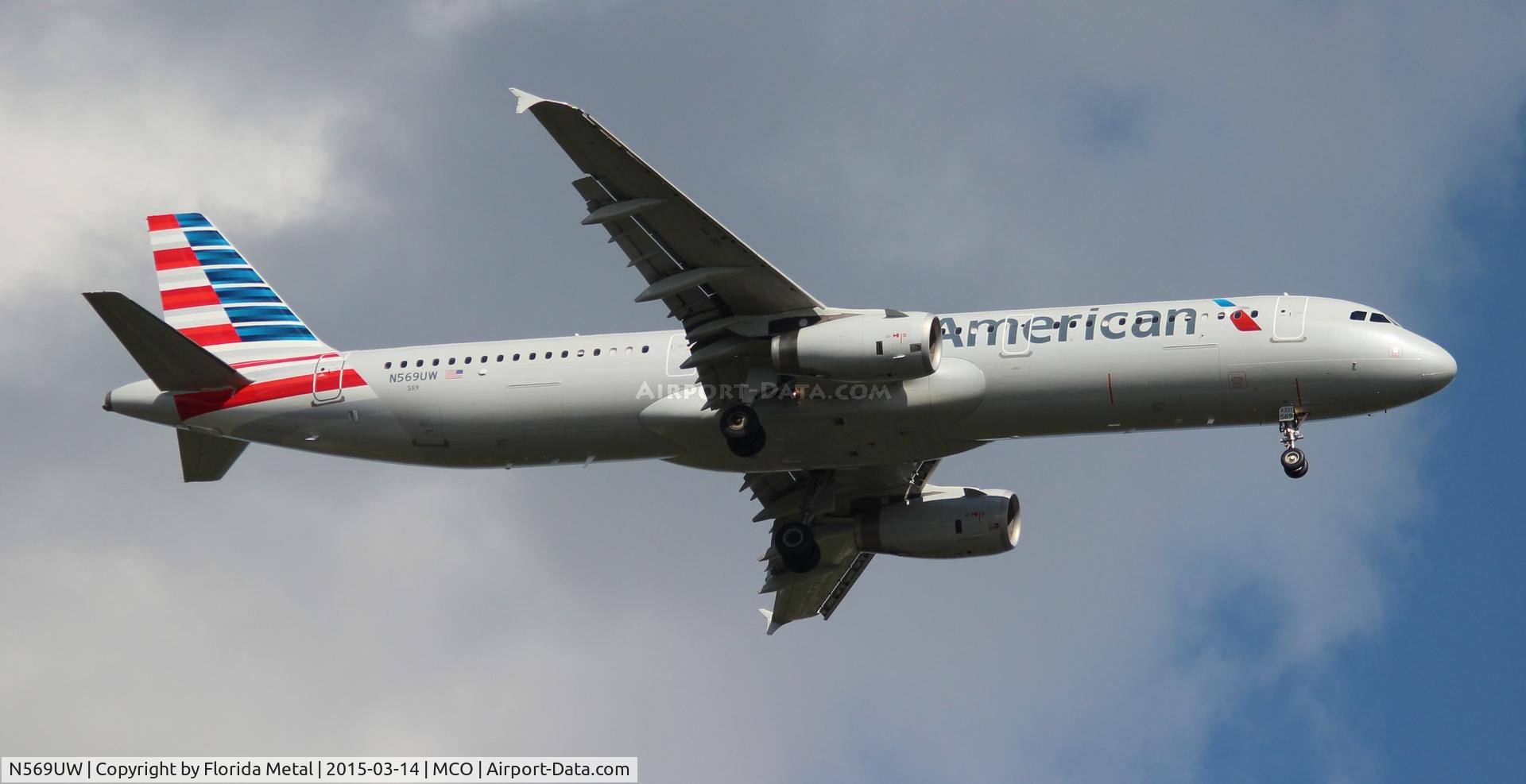 N569UW, 2013 Airbus A321-231 C/N 5763, American