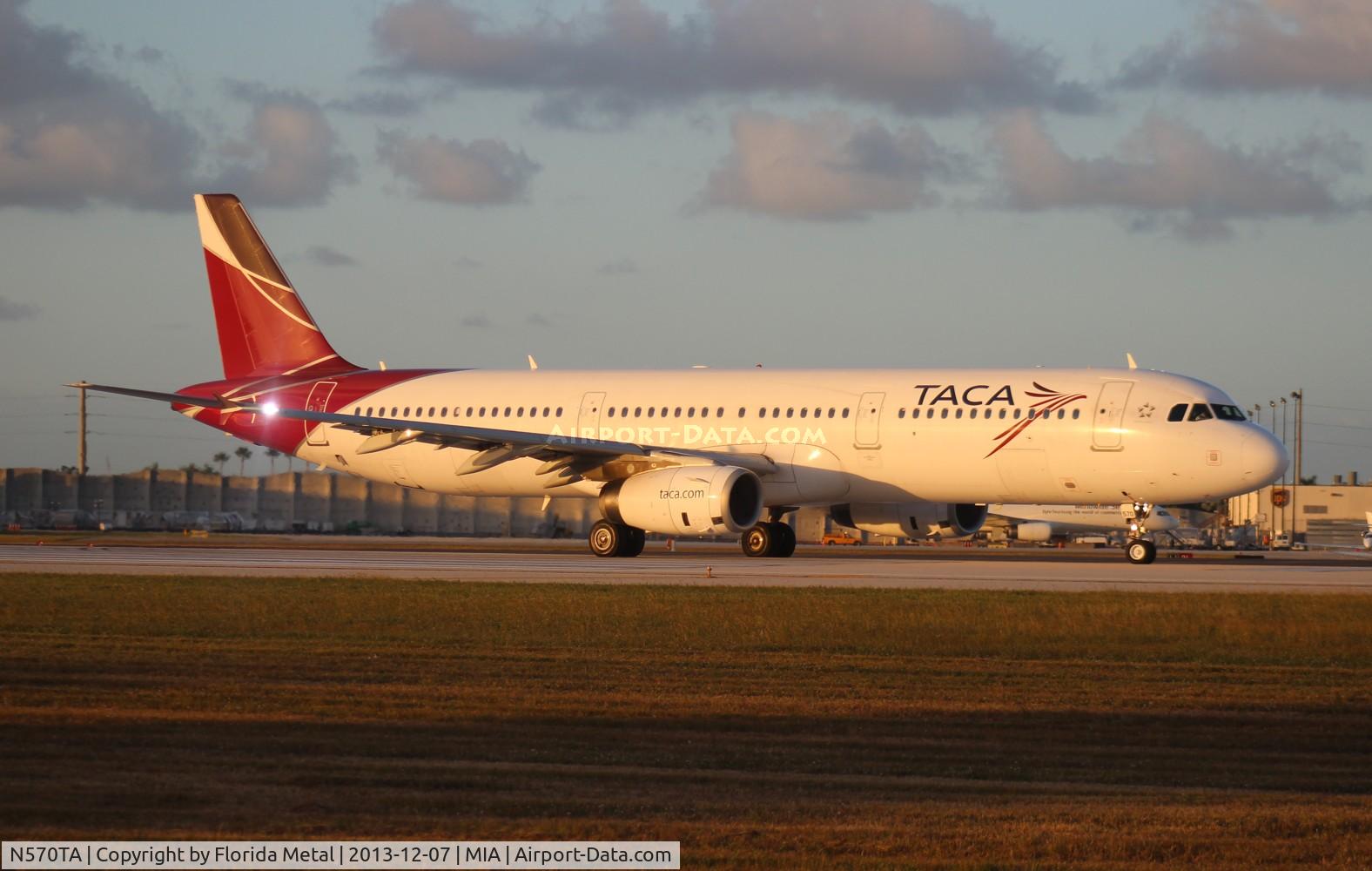 N570TA, Airbus A321-231 C/N 3869, Taca A321