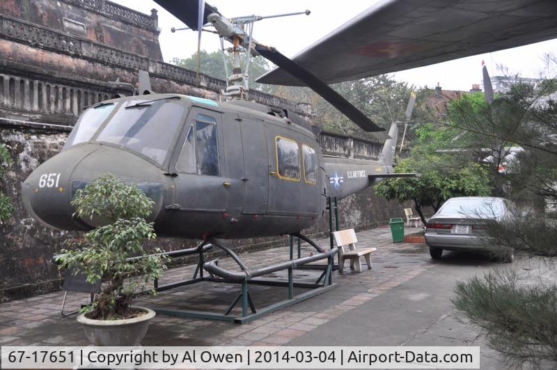 67-17651, Bell UH-1H Iroquois C/N 9849, Military Museum, Hanoi, VN 
Mar 2014