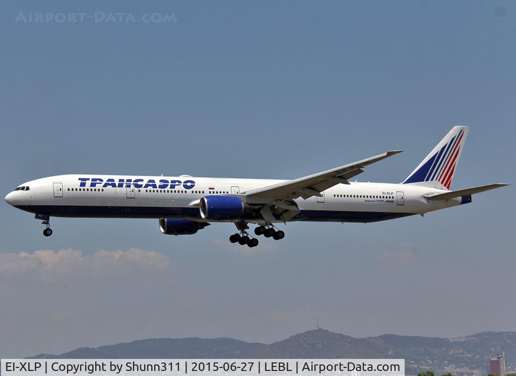 EI-XLP, 1999 Boeing 777-312 C/N 28531, Landing rwy 25R