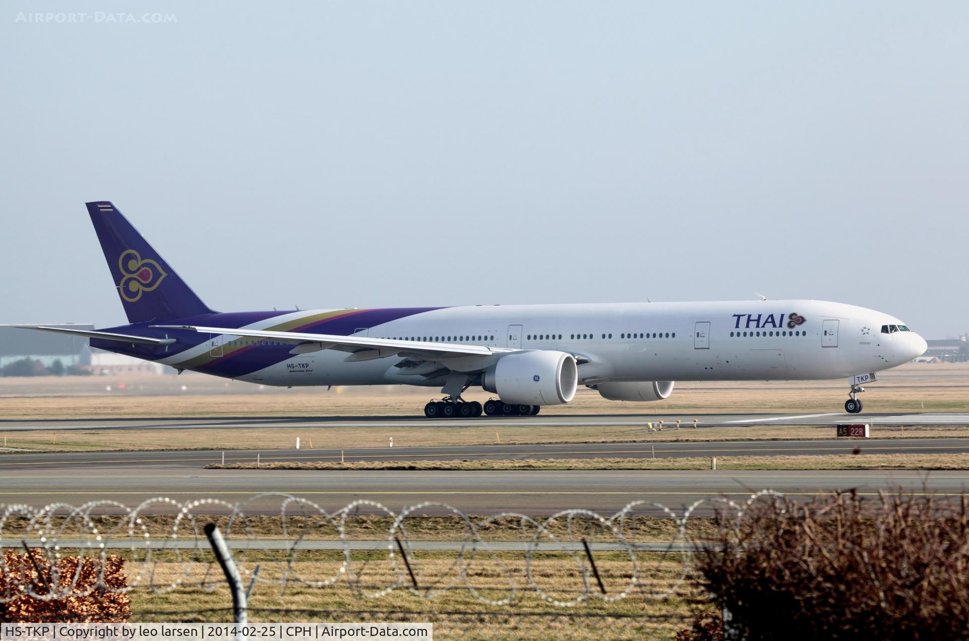 HS-TKP, 2013 Boeing 777-3AL/ER C/N 41525, Copenhagen 25.2.14