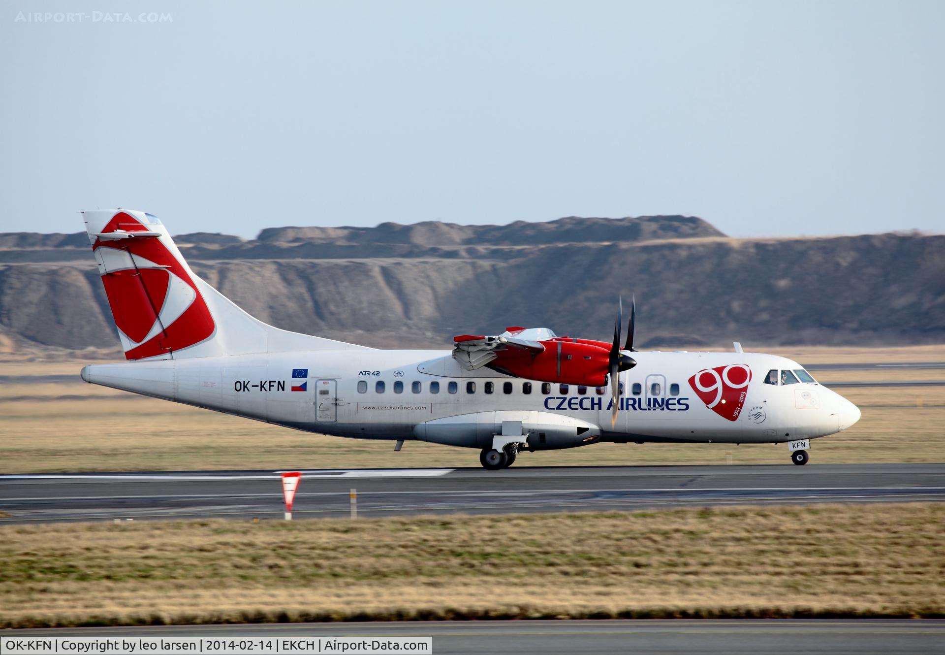 OK-KFN, 2005 ATR 42-500 C/N 637, Copenhagen 14.2.14