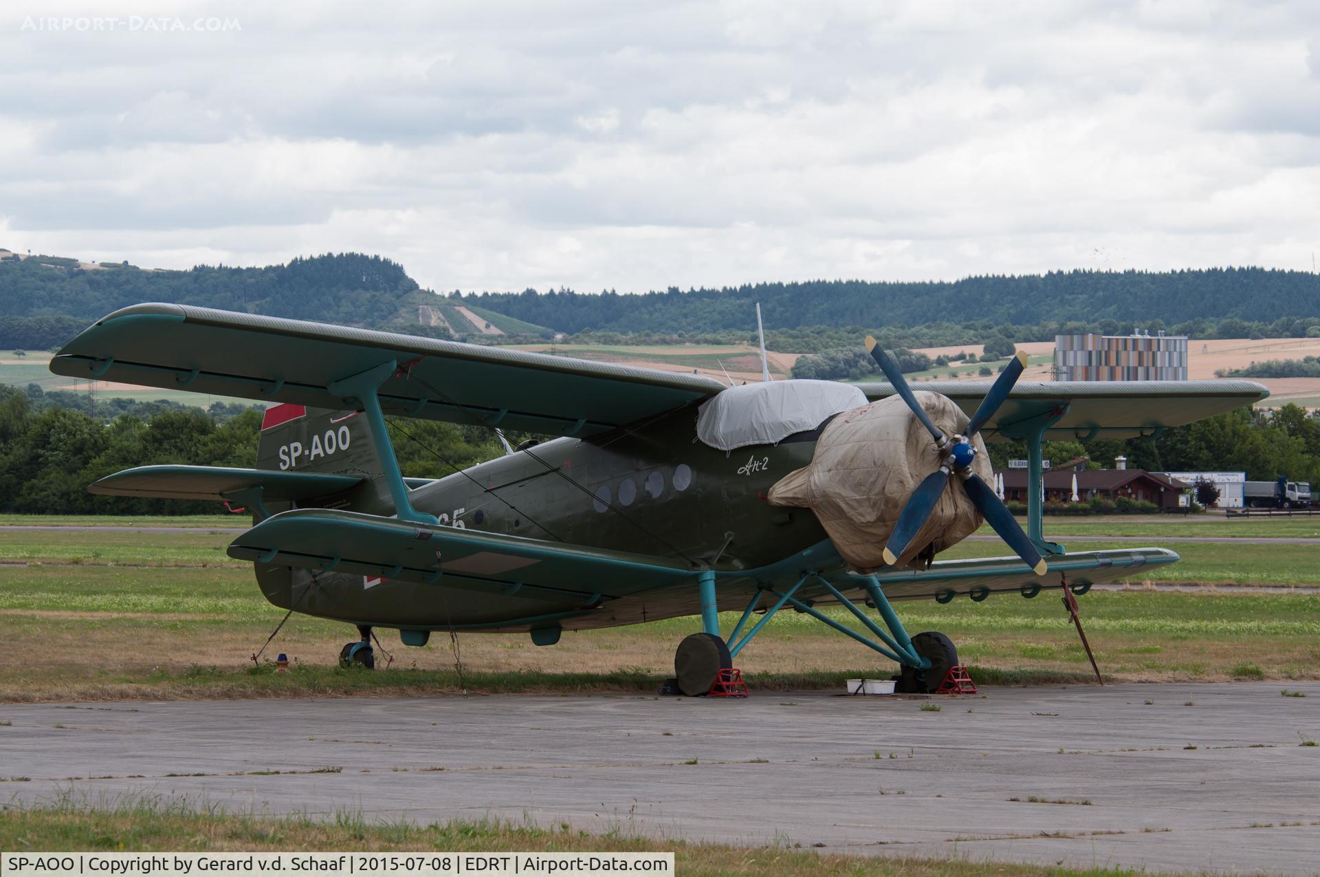 SP-AOO, 1969 Antonov An-2T C/N 1G108-65, EDRT, Trier-Föhren, July 2015