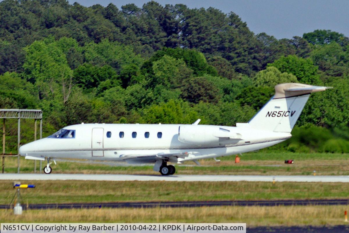N651CV, Cessna 650 C/N 650-0036, Cessna Citation III [650-0036] Atlanta-Dekalb Peachtree~N 22/04/2010