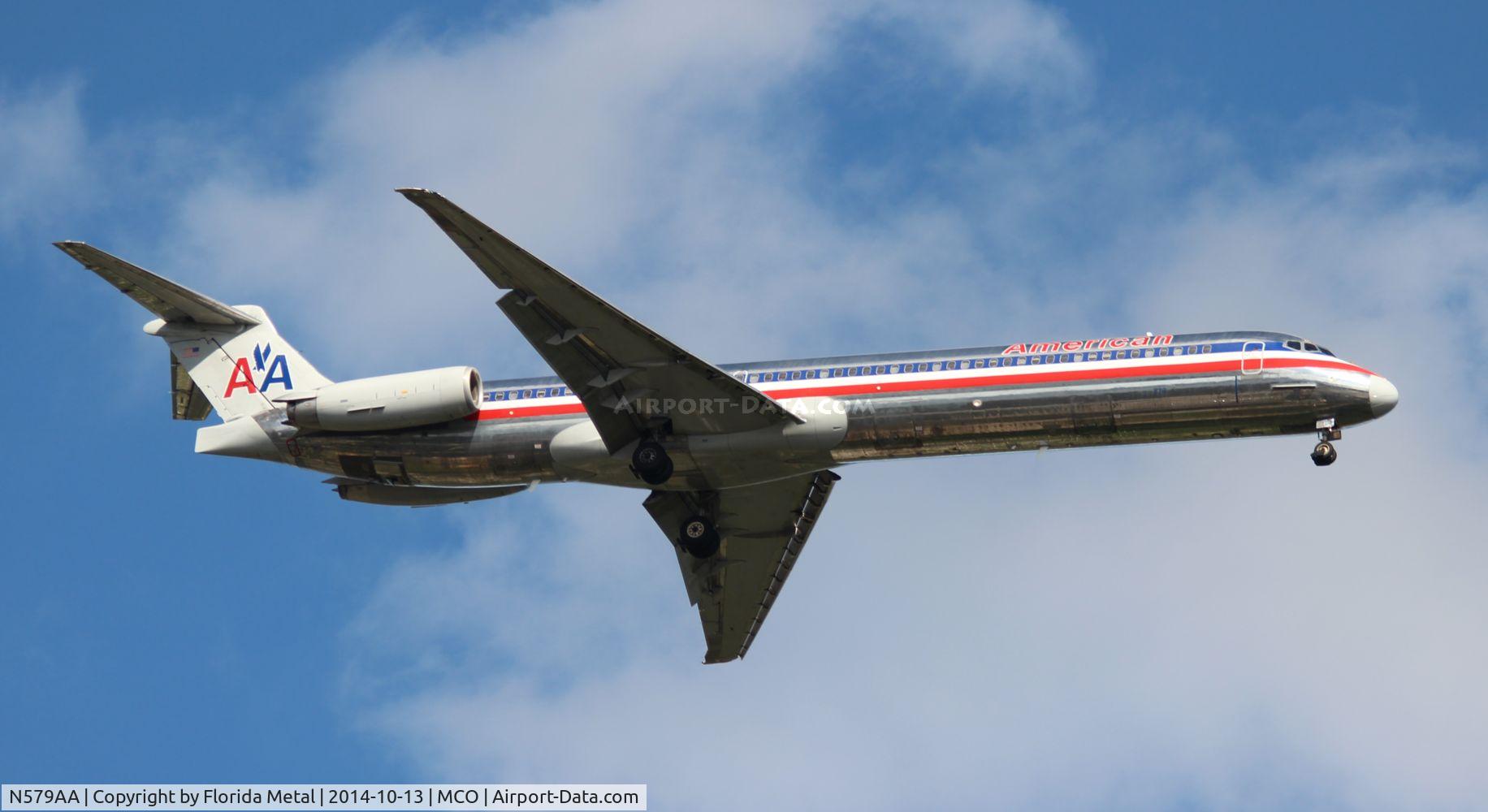 N579AA, 1991 McDonnell Douglas MD-82 (DC-9-82) C/N 53156, American