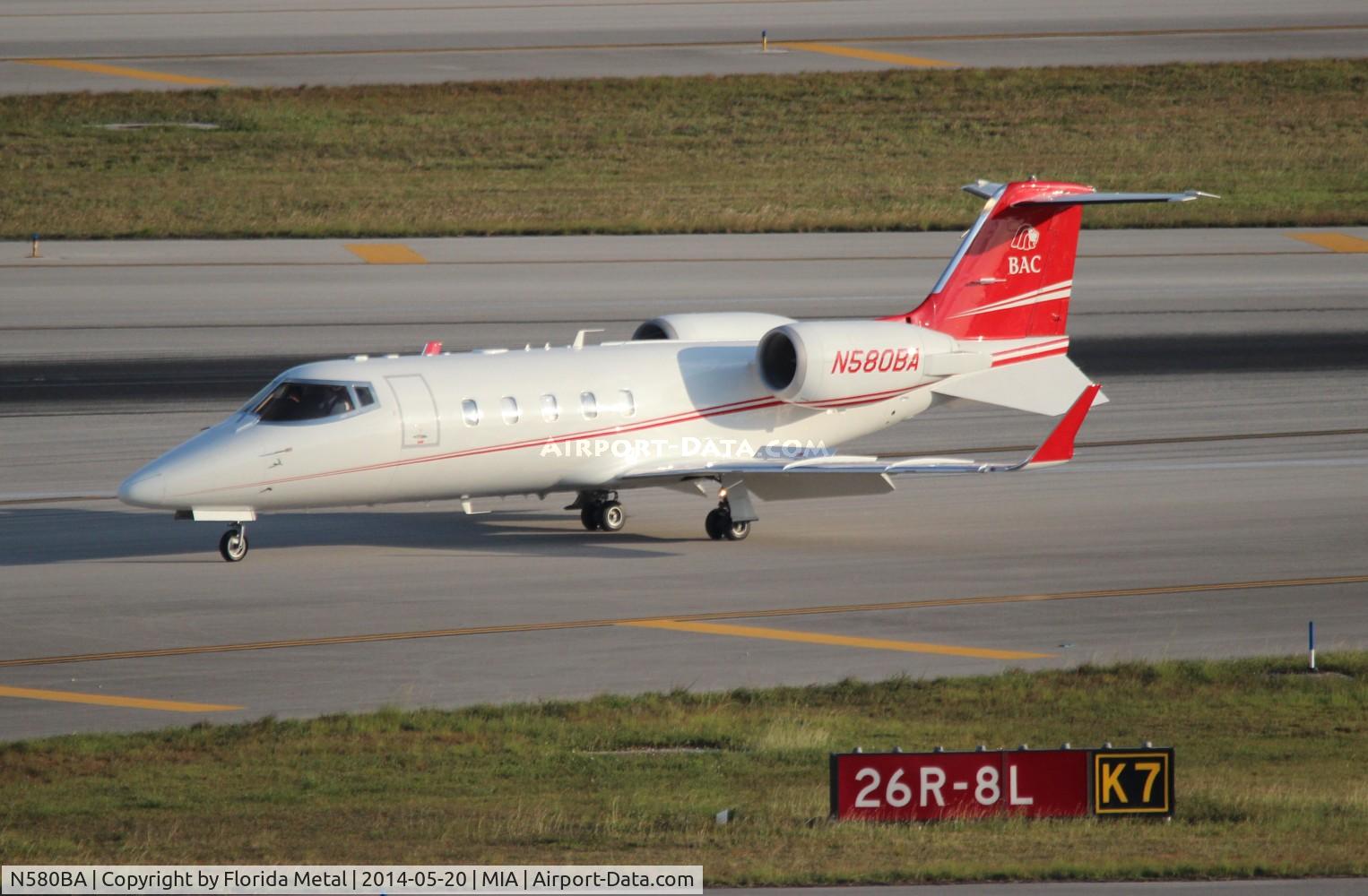 N580BA, Learjet Inc 60 C/N 292, Lear 60